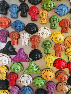 Taíno deity fridge magnets Clay